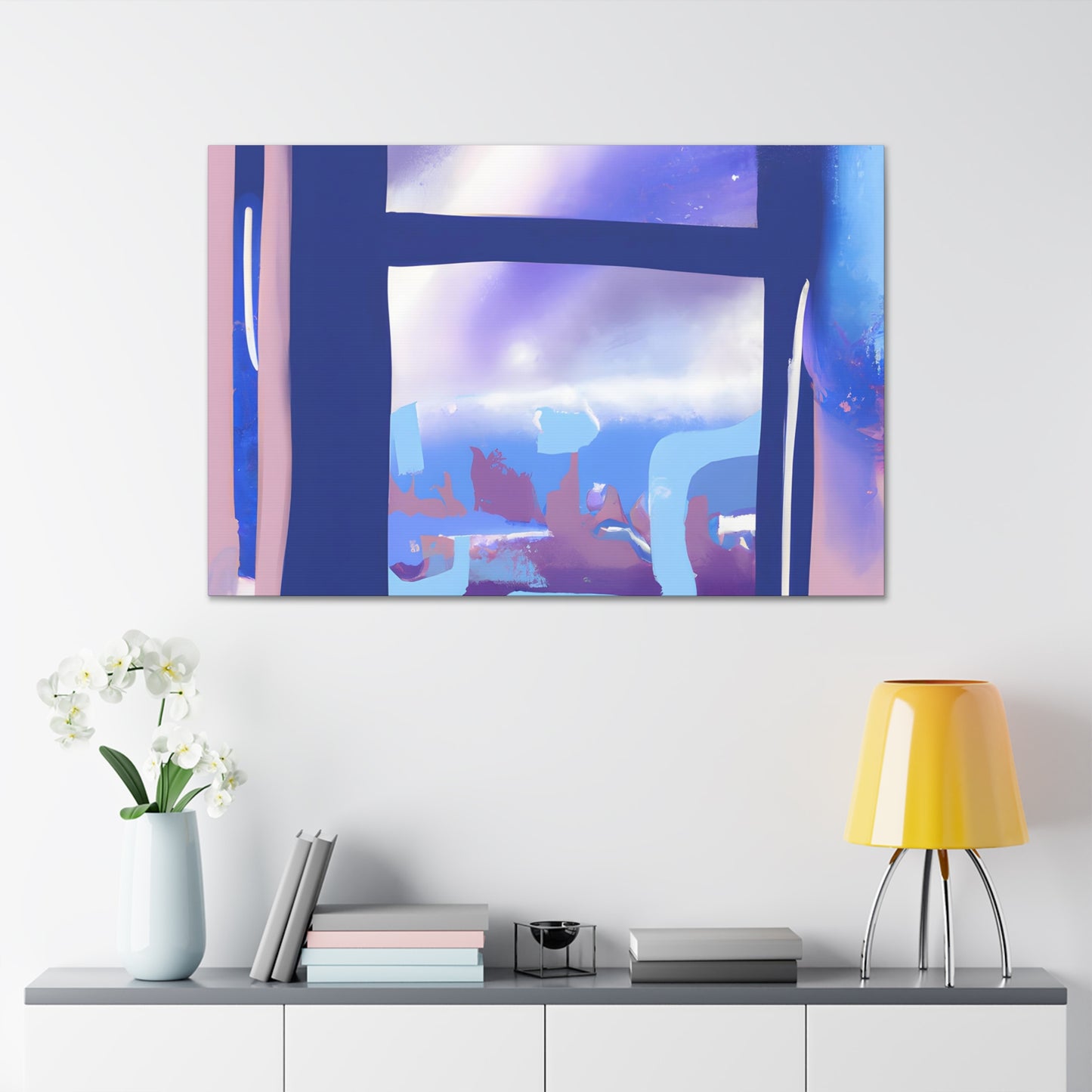 A Mystical Journey of Peace - Digital Art Canvas