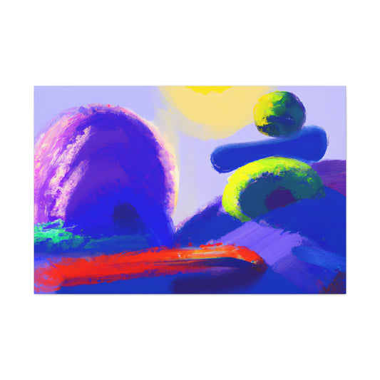 Fiona the Friendly Fox - Digital Art Canvas