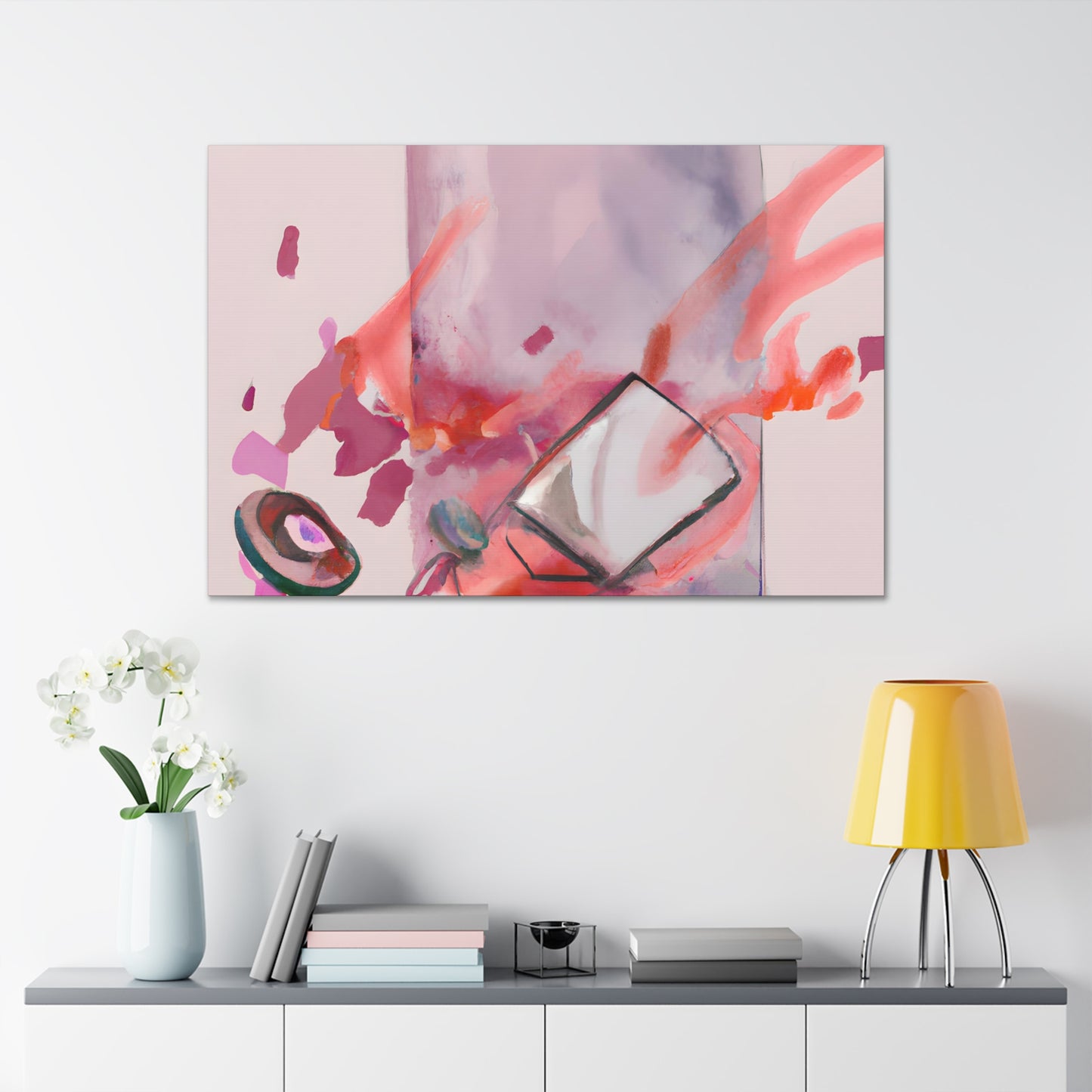 Mystical Serenity Journey - Digital Art Canvas