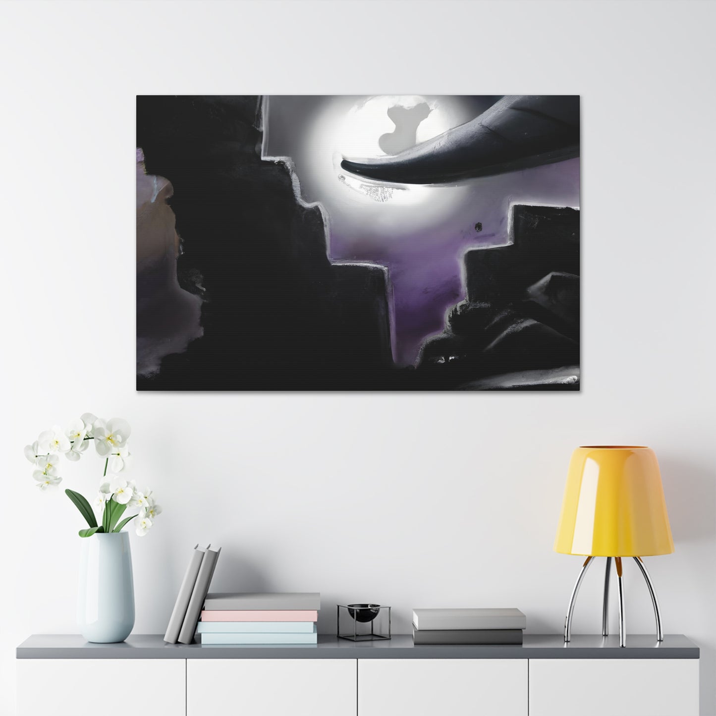 Lunar Phenix - Digital Art Canvas