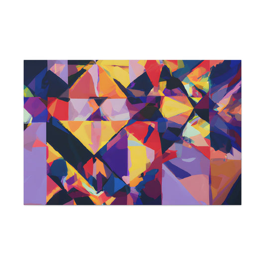 Mystic Mirage - Digital Art Canvas