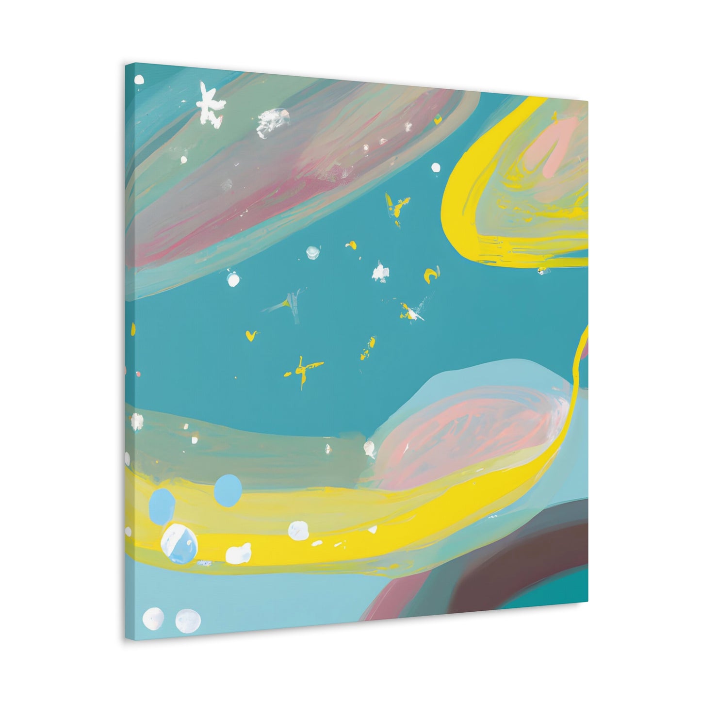 Clyde the Cubby Bear - Digital Art Canvas