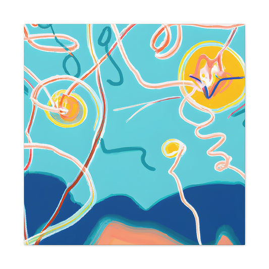 Milly the Marshmallow Mouse - Digital Art Canvas