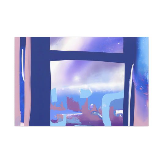 A Mystical Journey of Peace - Digital Art Canvas