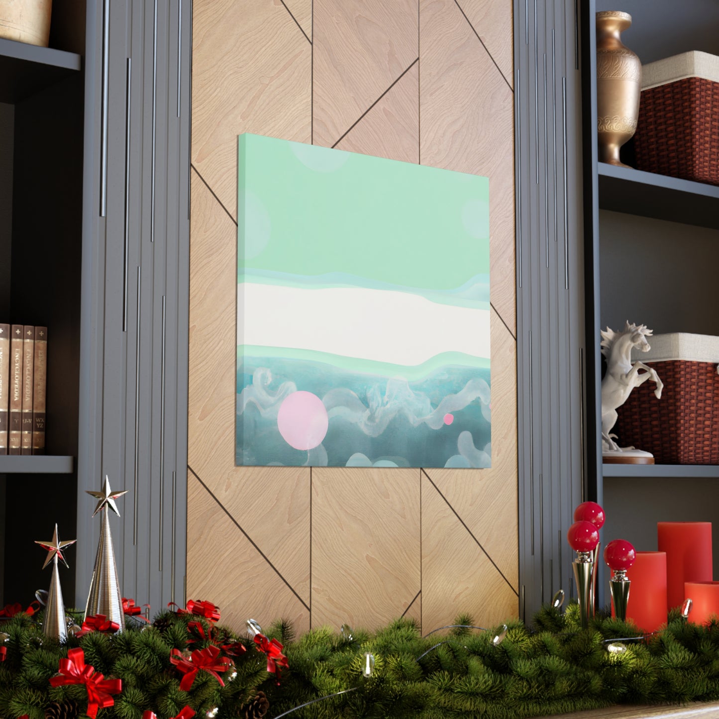 Gemma the Glittering Gnome. - Digital Art Canvas