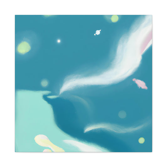 Poppie the Polka-Dot Pony - Digital Art Canvas