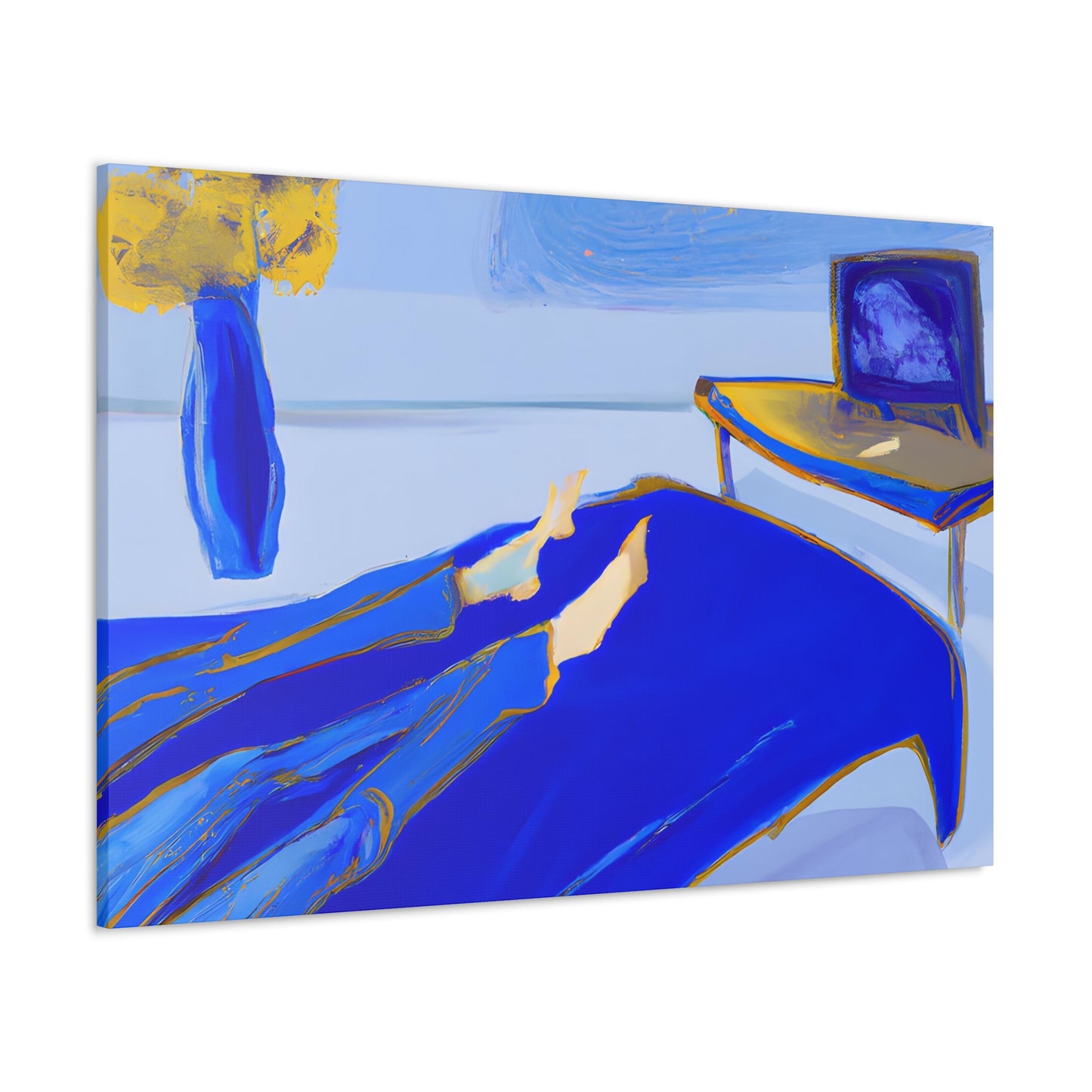 Mystical Serenity Journey - Digital Art Canvas