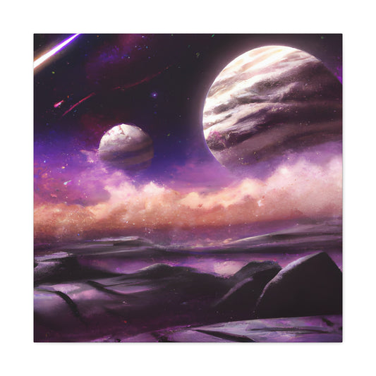 Space Gloopee - Digital Art Canvas