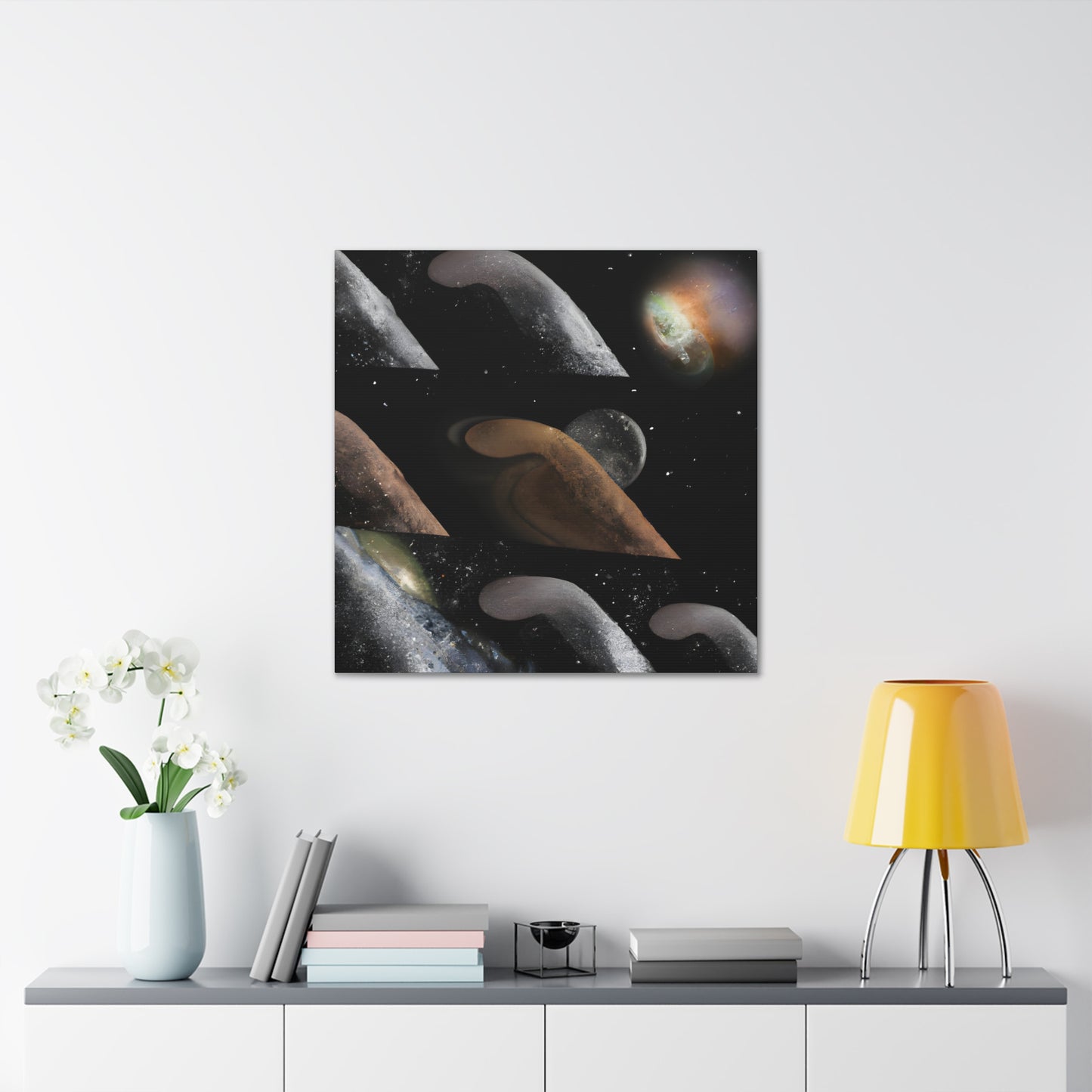 Intersteller Dracofly - Digital Art Canvas