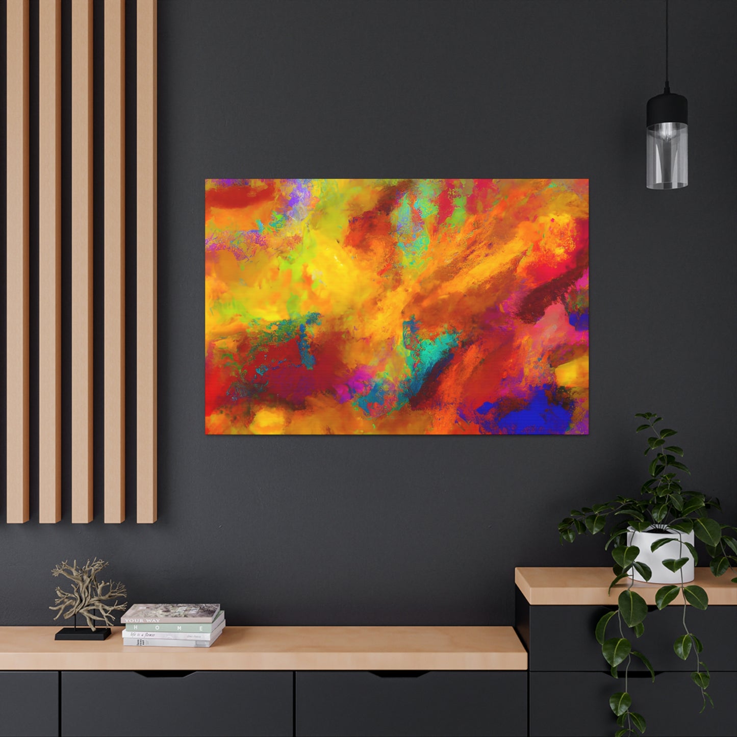 Noora the Abstractor - Digital Art Canvas