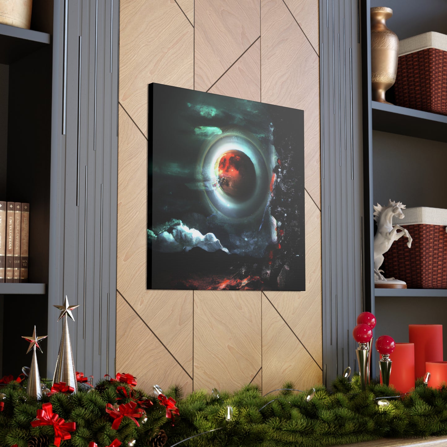 Space Yeti - Digital Art Canvas