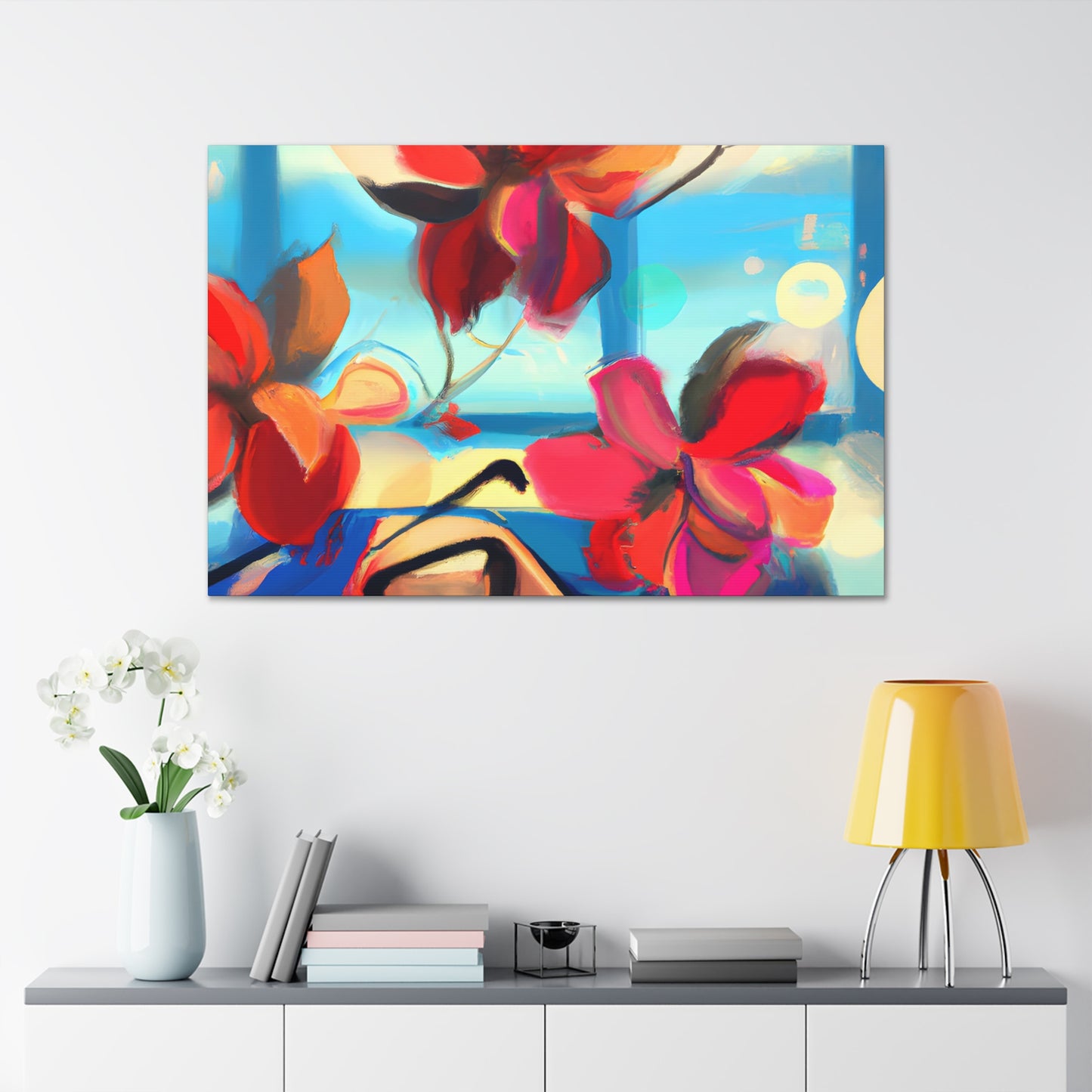 Ethereal Oasis. - Digital Art Canvas