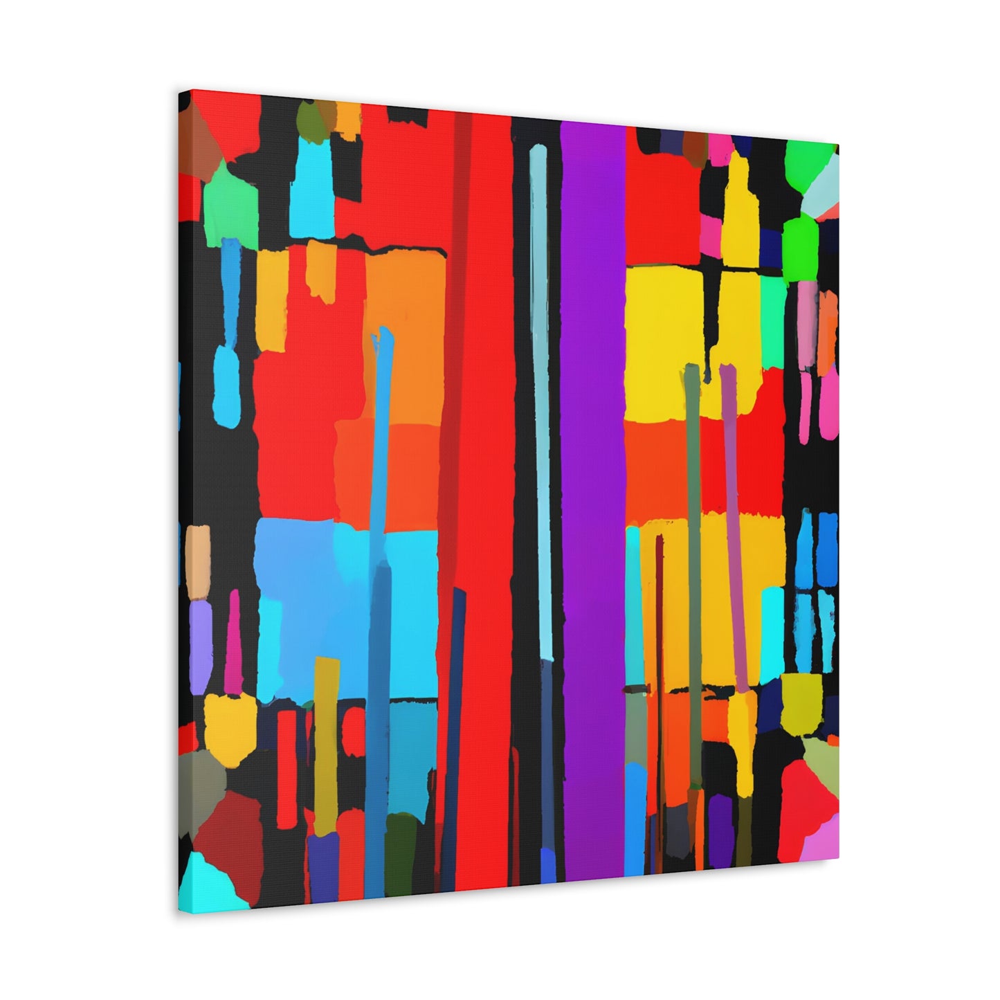 Tinted Tapers - Digital Art Canvas