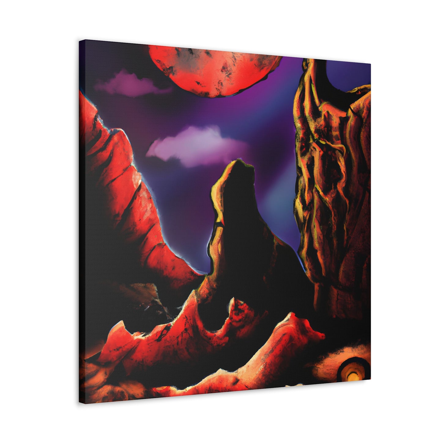 Space Kraken. - Digital Art Canvas