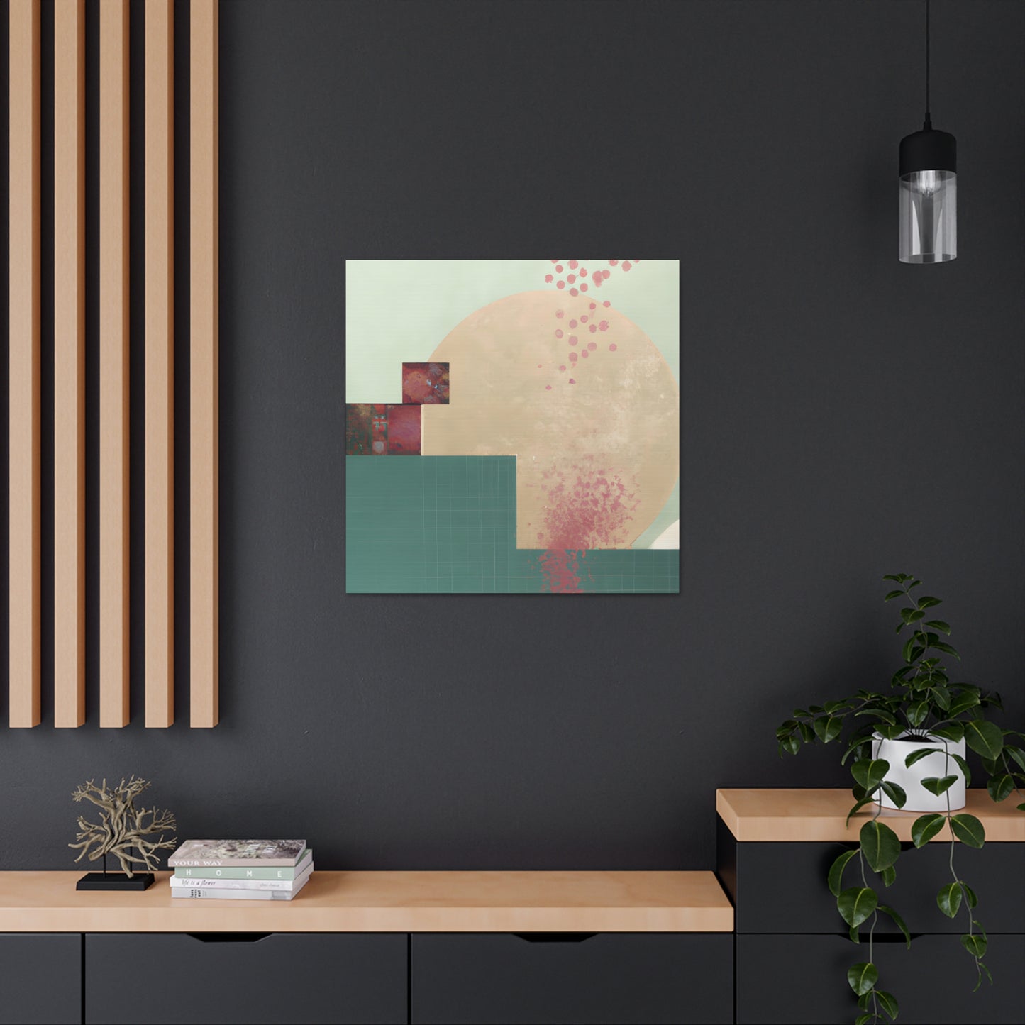 Magical Serene Journey - Digital Art Canvas