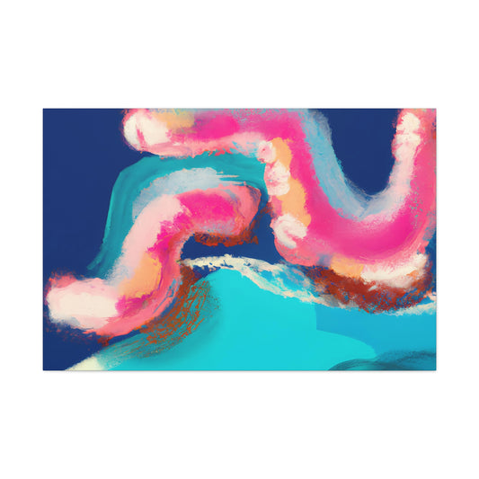 Freekly the Friendly Fox - Digital Art Canvas