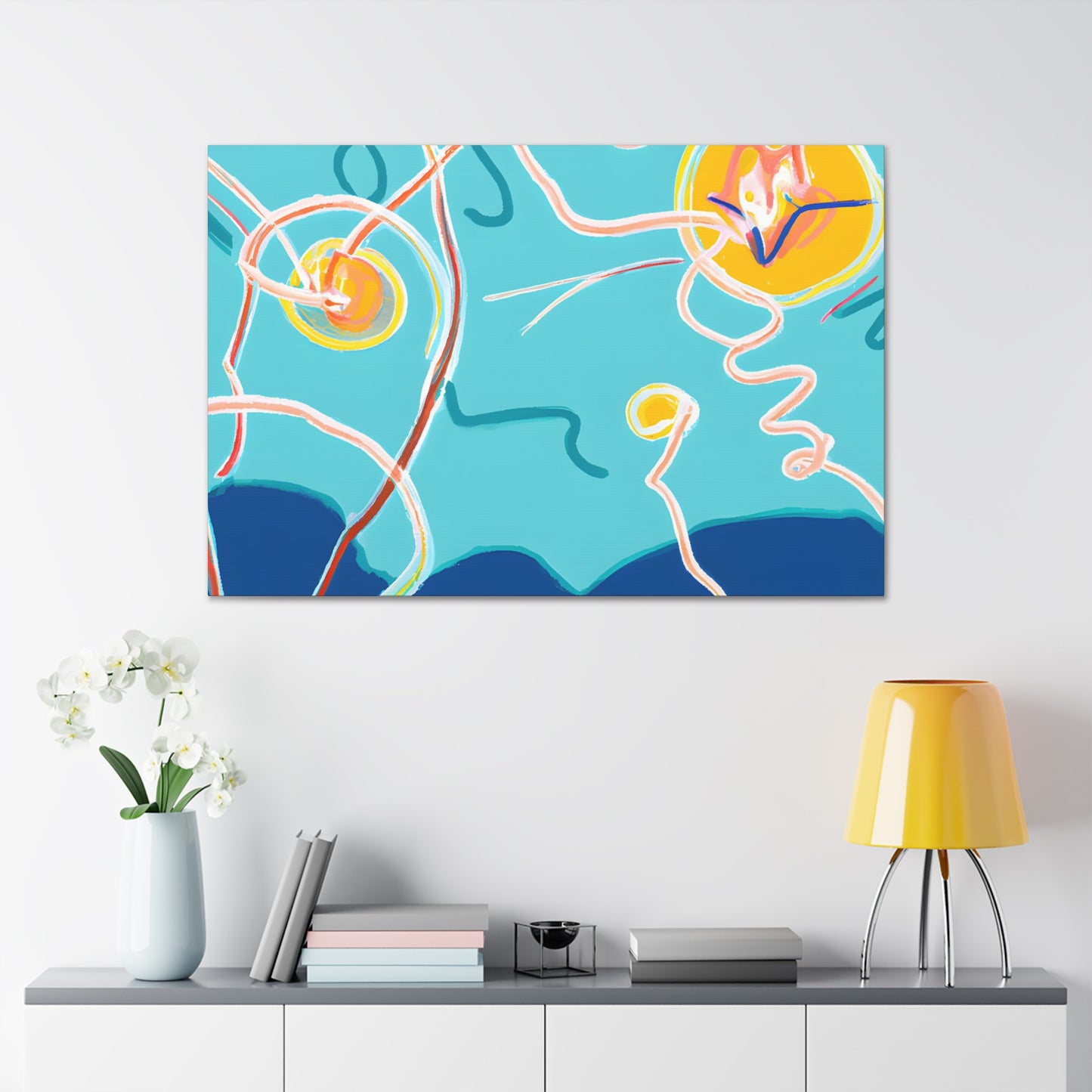 Milly the Marshmallow Mouse - Digital Art Canvas