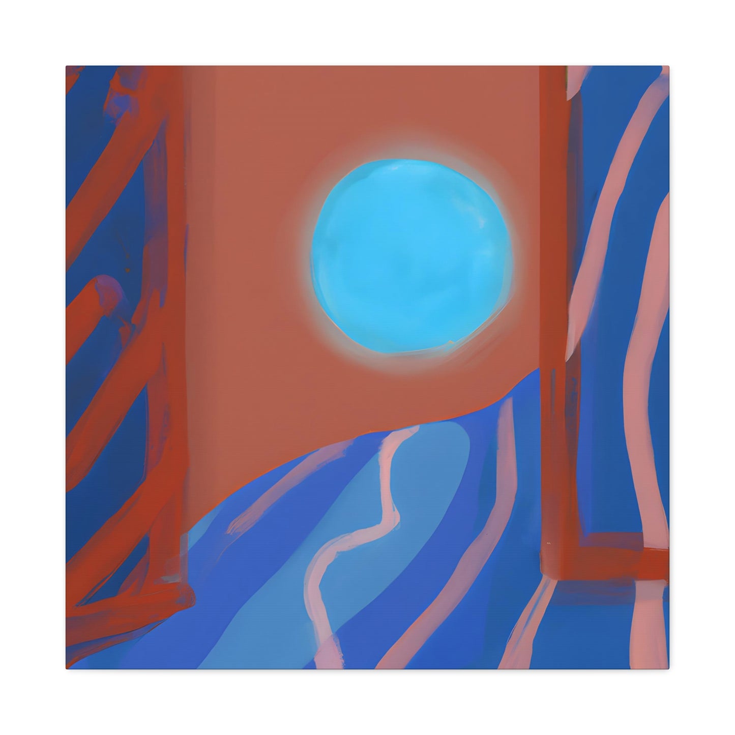 Tranquil Mystic Odyssey - Digital Art Canvas
