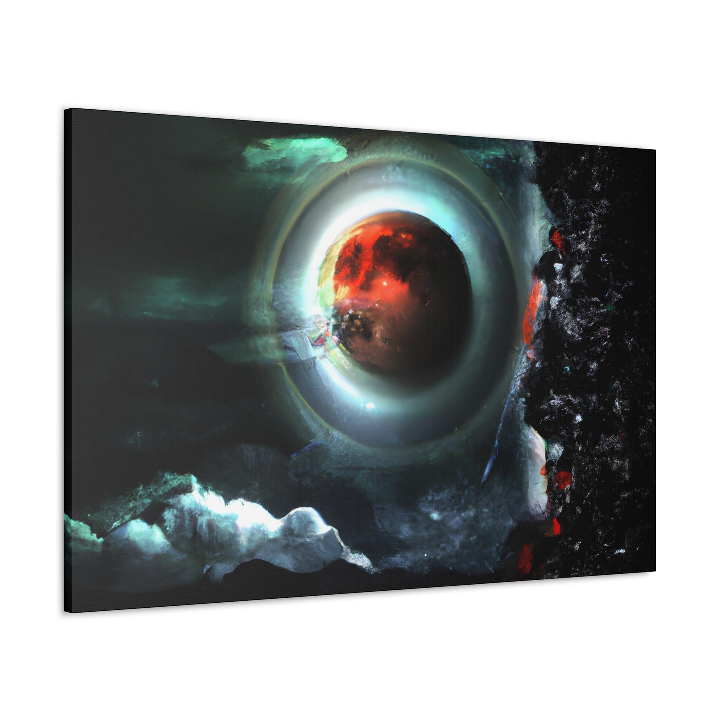 Space Yeti - Digital Art Canvas