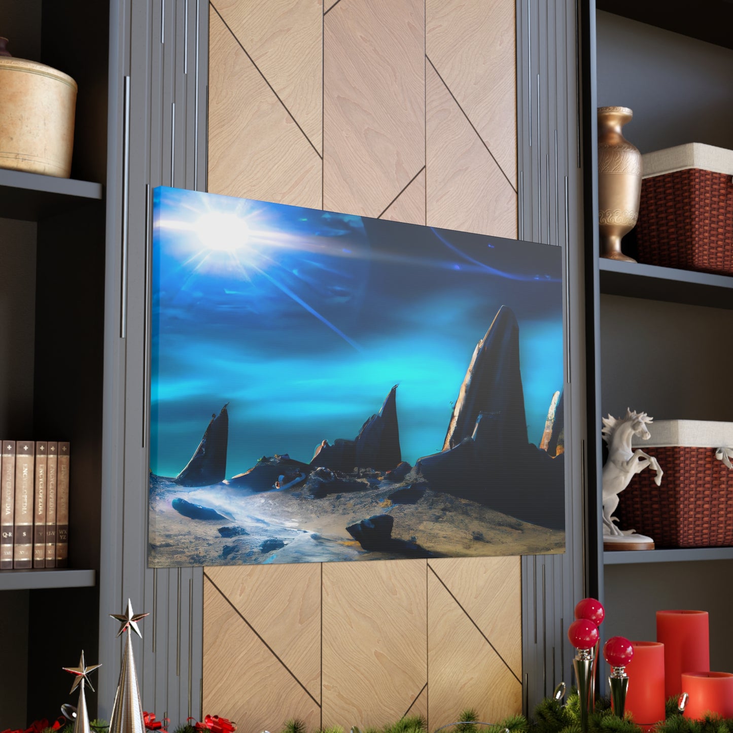 Galaxian Starbeast - Digital Art Canvas