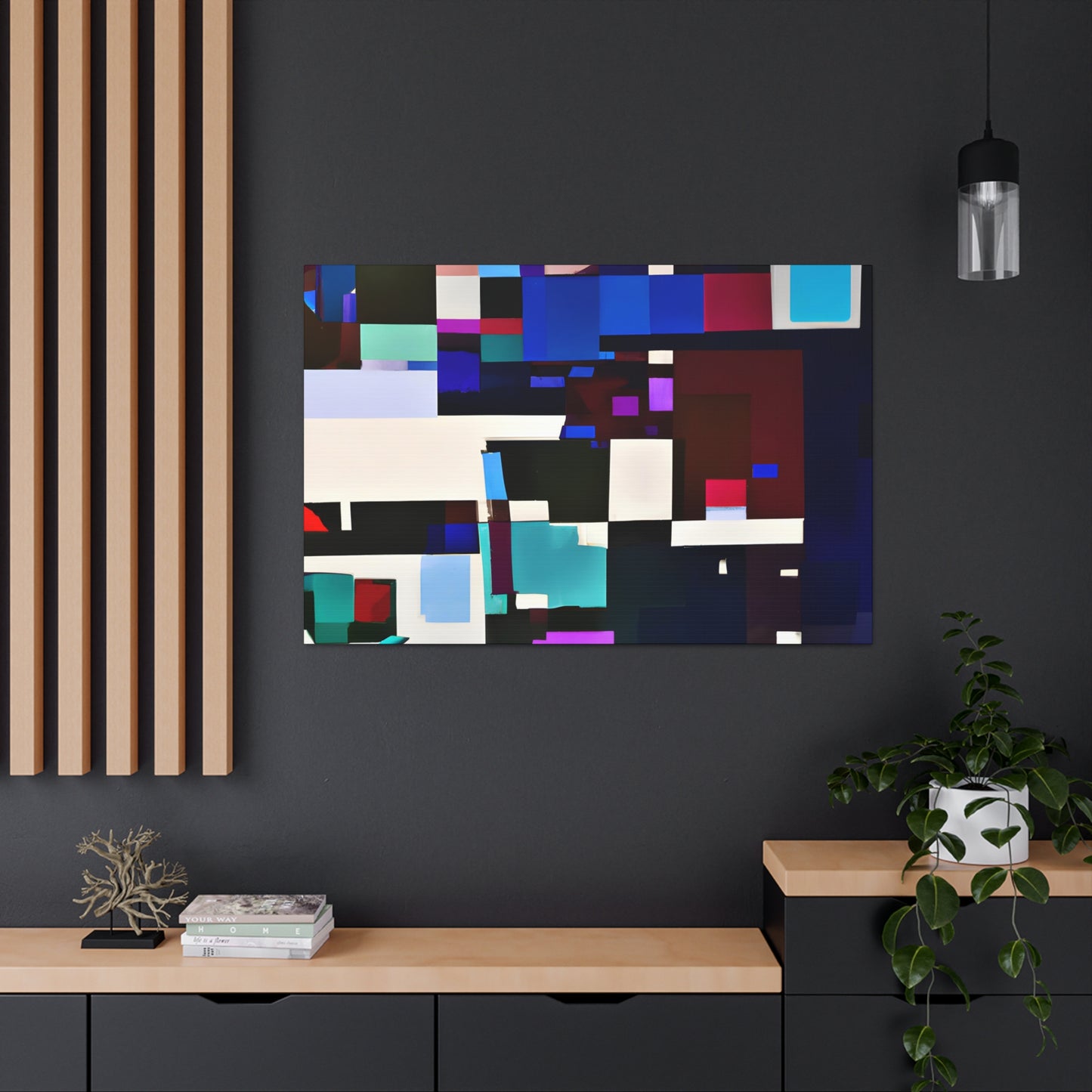 Fairytale Nightscape - Digital Art Canvas