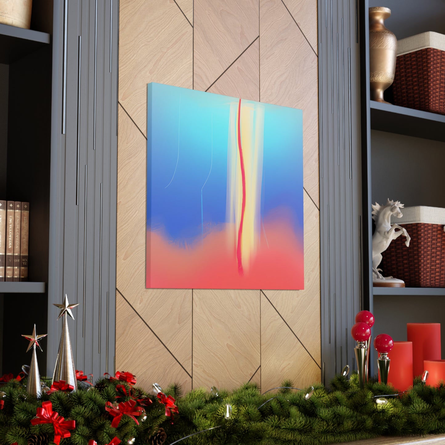 Enchanted Oasis - Digital Art Canvas