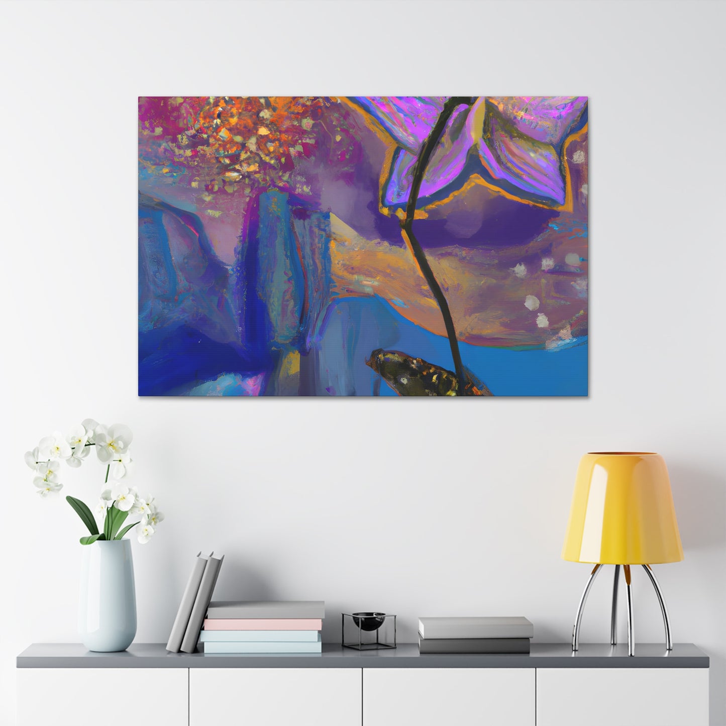 Mystic Tranquility. - Digital Art Canvas