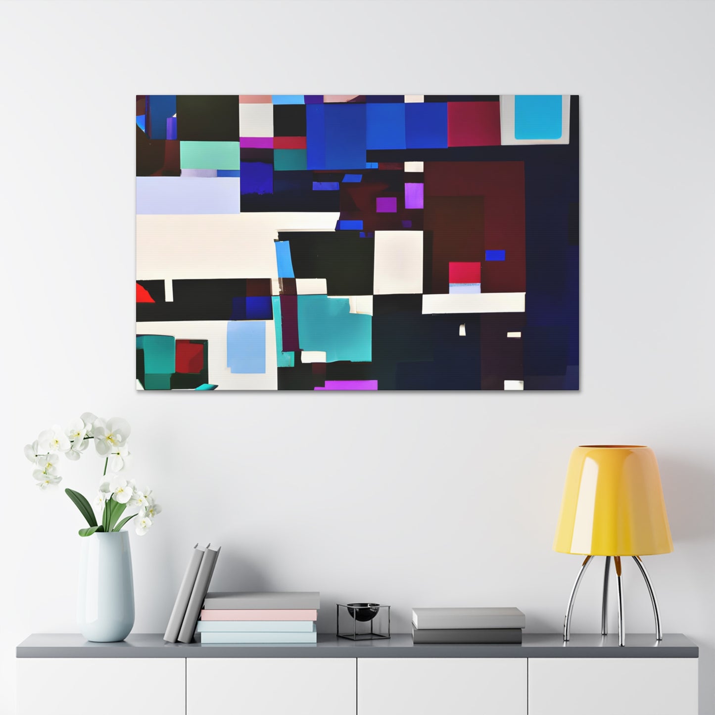 Fairytale Nightscape - Digital Art Canvas