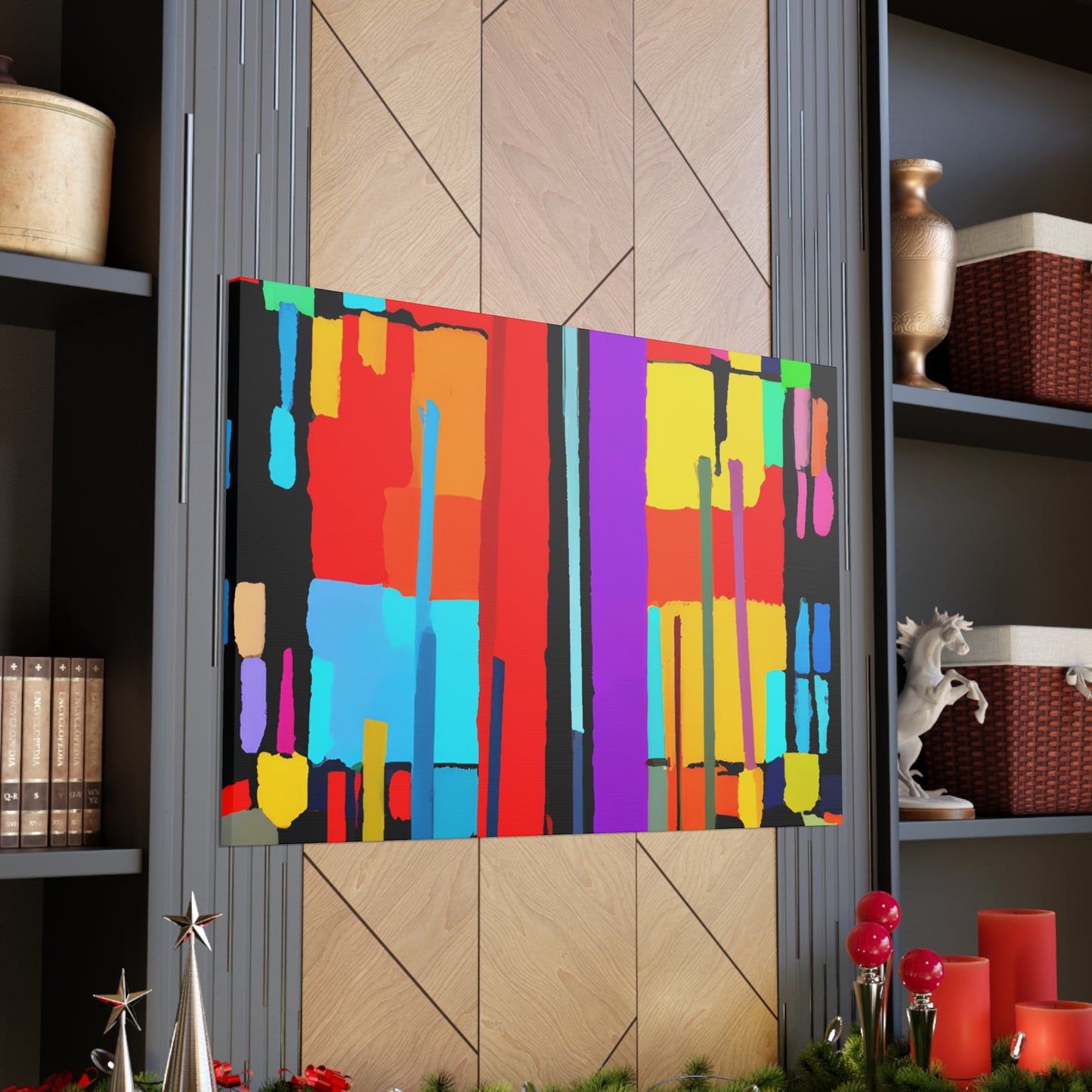 Tinted Tapers - Digital Art Canvas