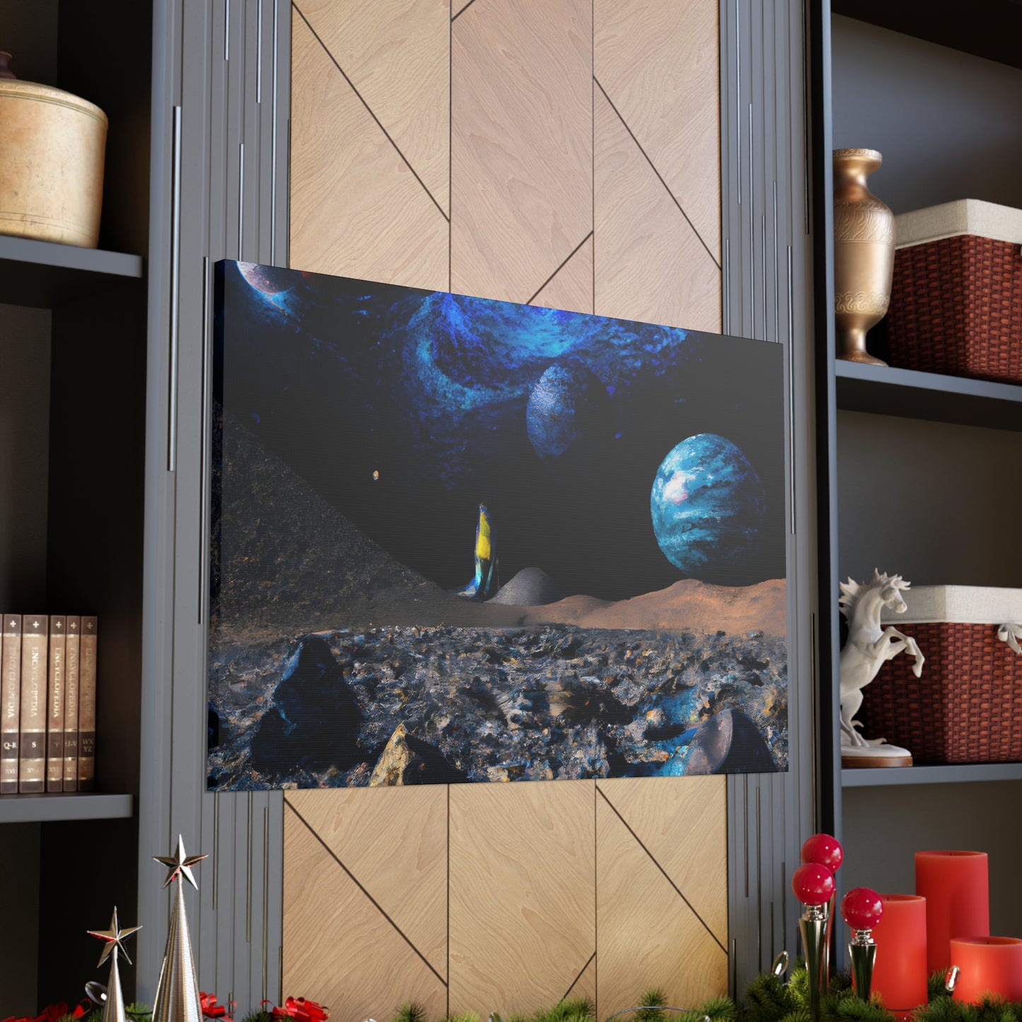 Cosmic Celesteape - Digital Art Canvas