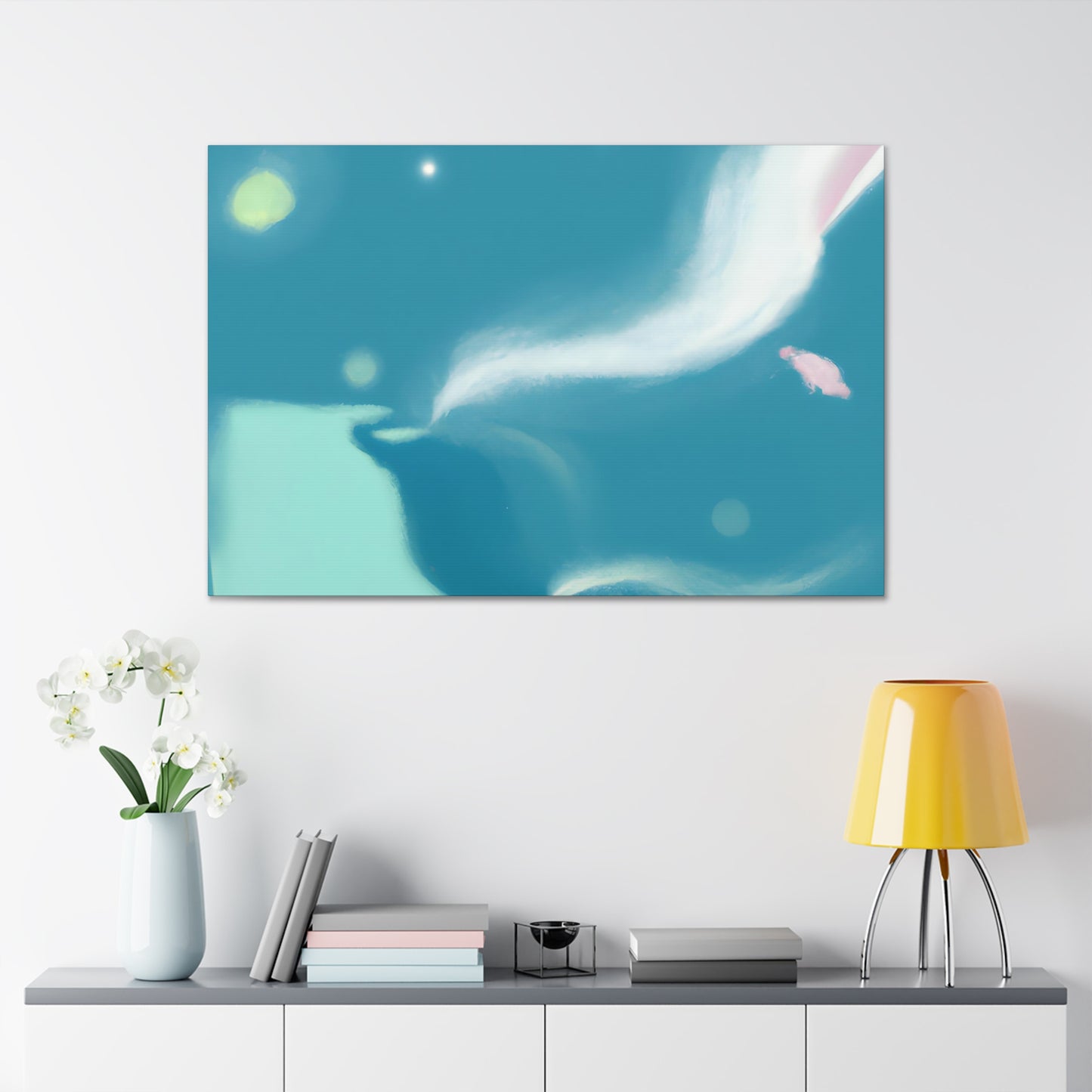 Poppie the Polka-Dot Pony - Digital Art Canvas