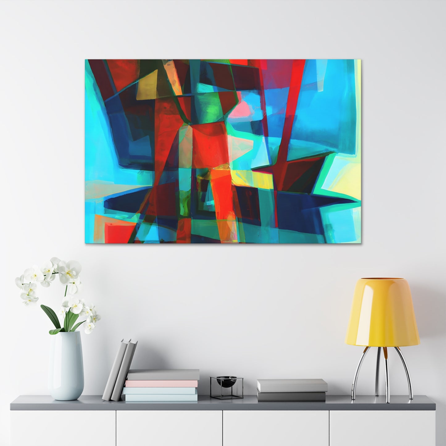 Deep Space Arc - Digital Art Canvas