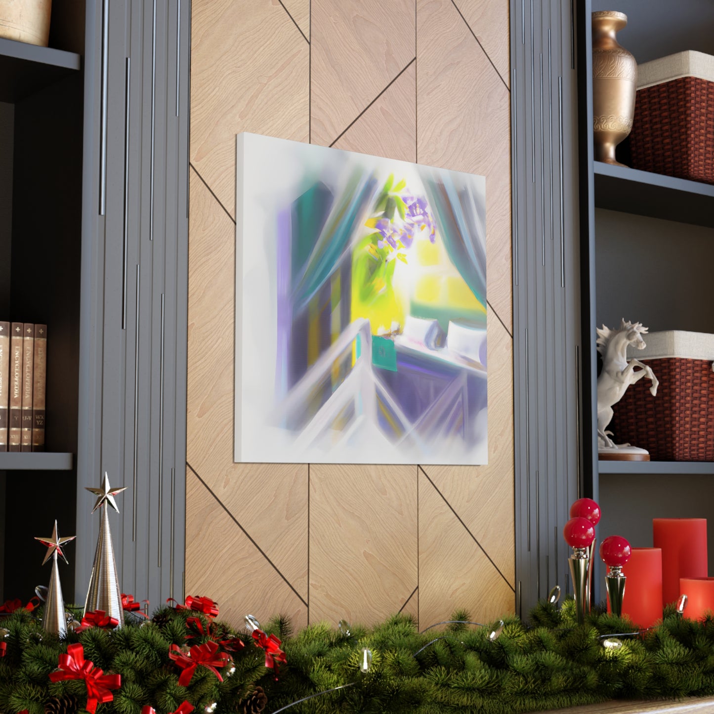 Mystical Zen Journey - Digital Art Canvas