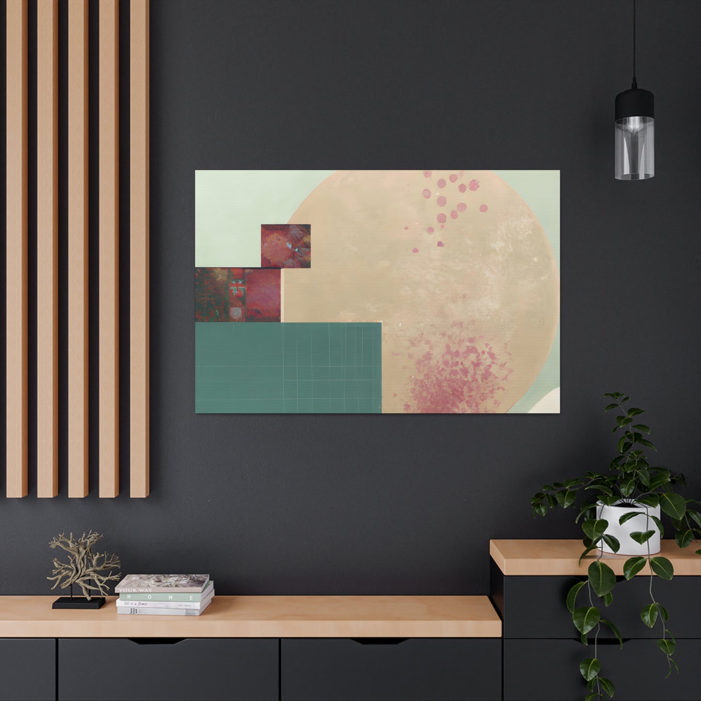 Magical Serene Journey - Digital Art Canvas