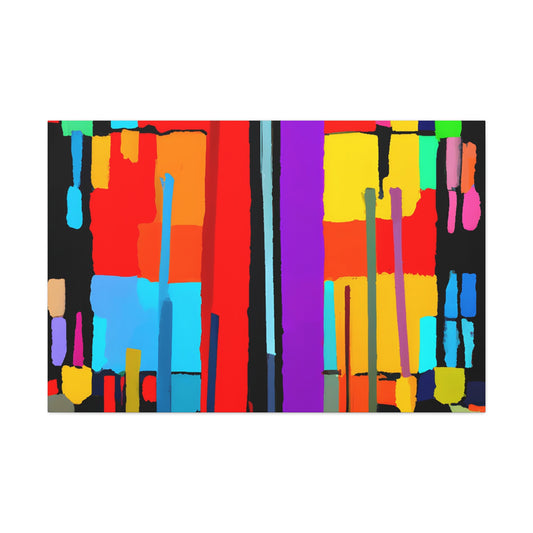 Tinted Tapers - Digital Art Canvas