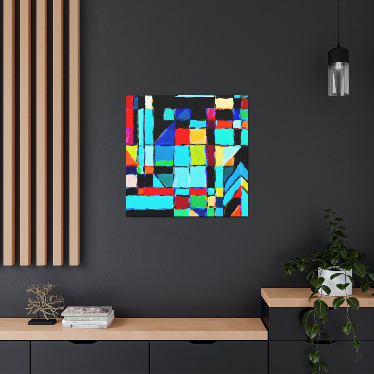 Starry Mirror. - Digital Art Canvas