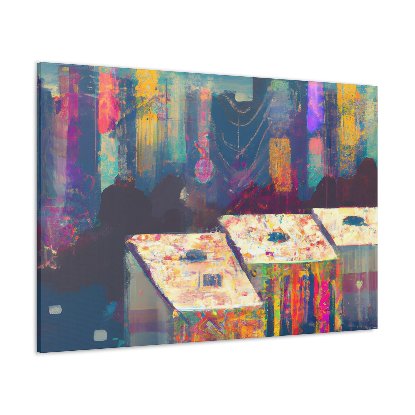Mystic Sanctum - Digital Art Canvas
