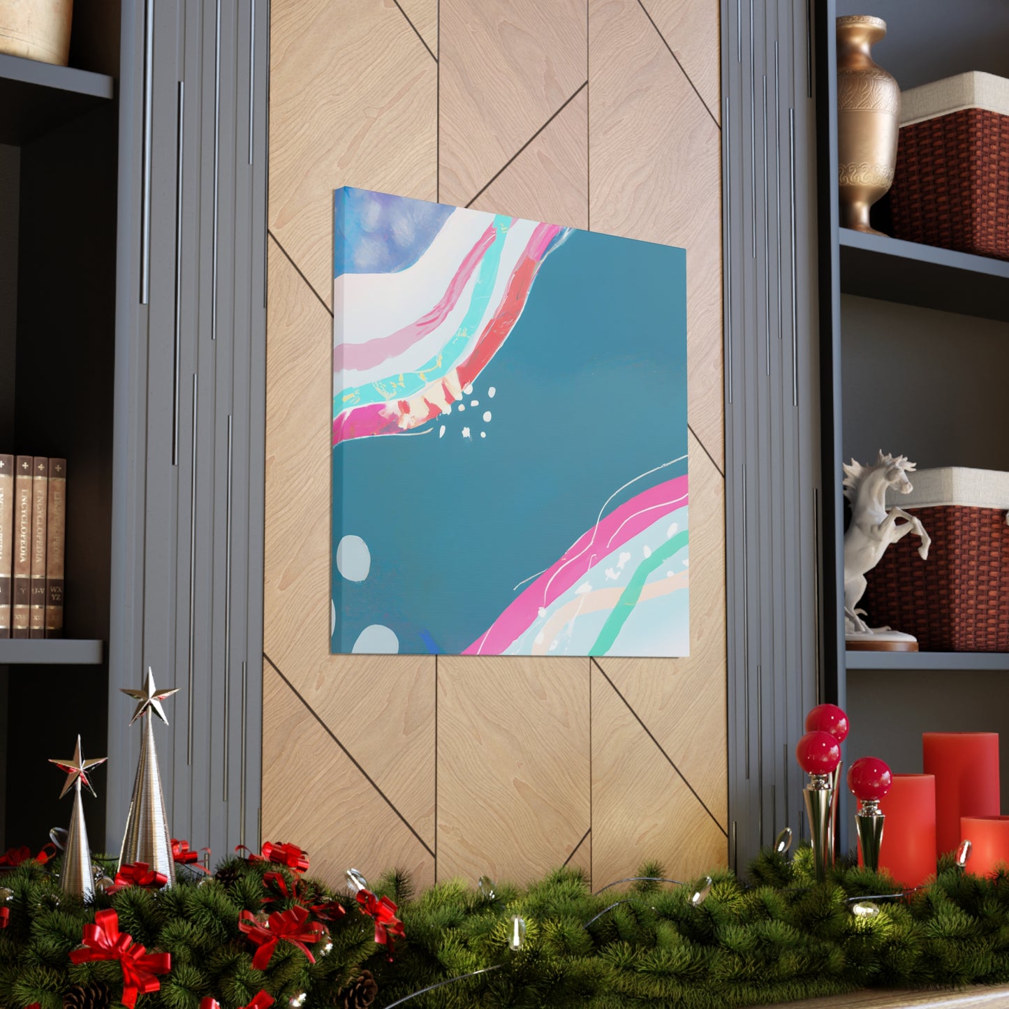 Finnley the Friendly Fox - Digital Art Canvas