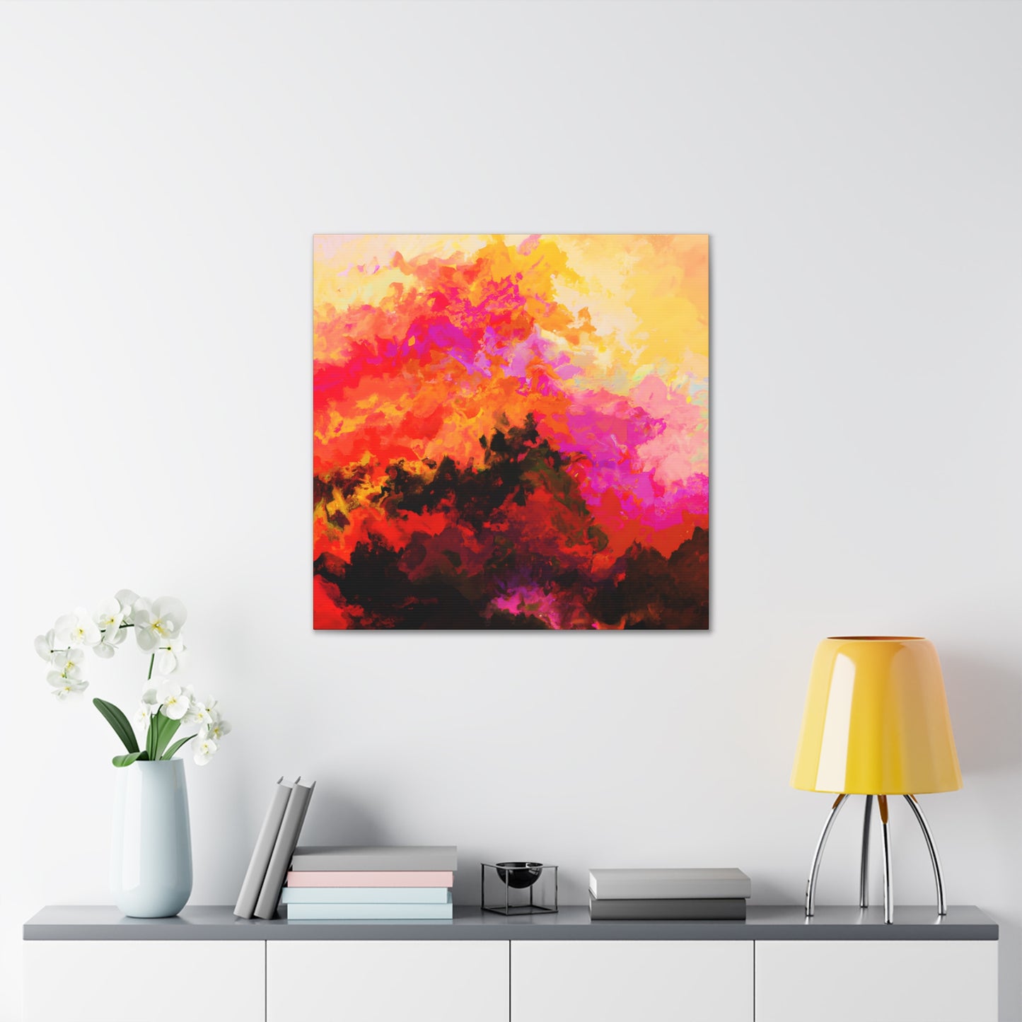 Felix the Fantastic Abstractor - Digital Art Canvas