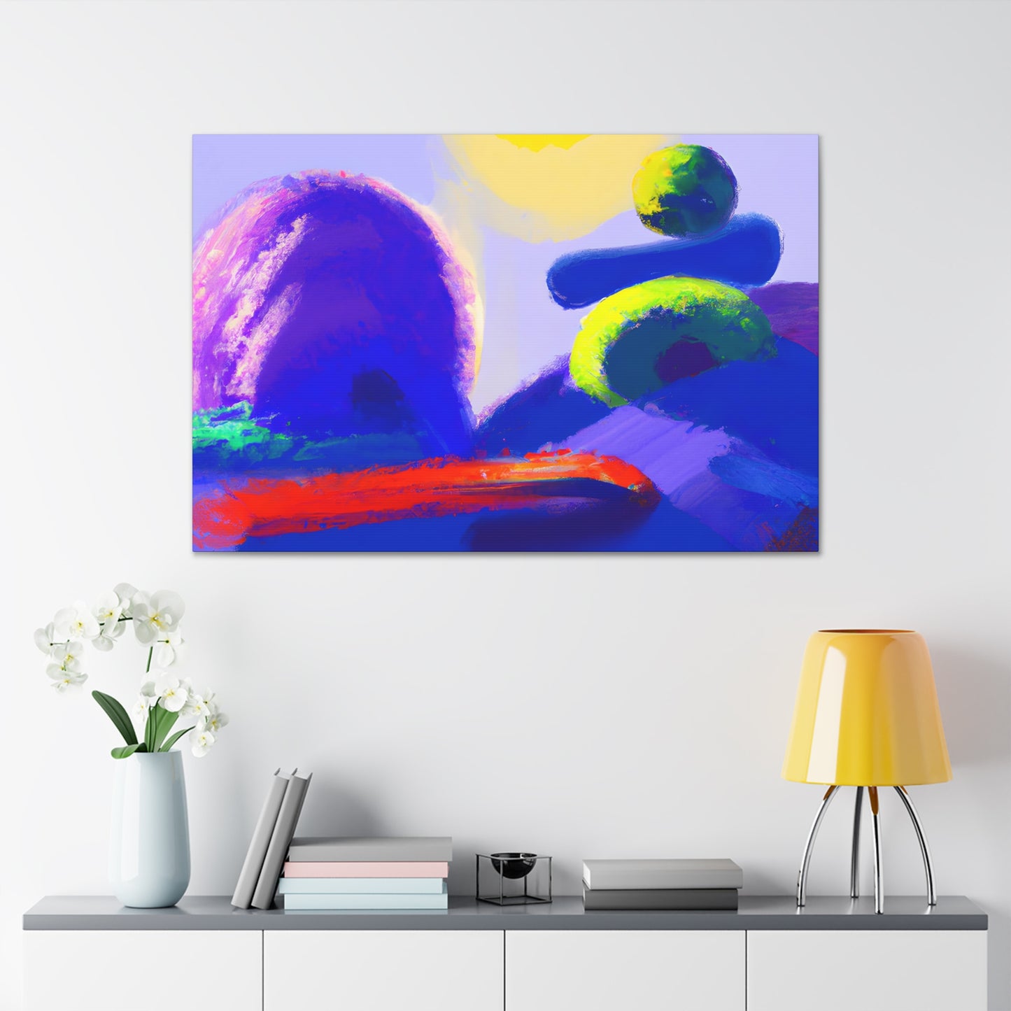 Fiona the Friendly Fox - Digital Art Canvas