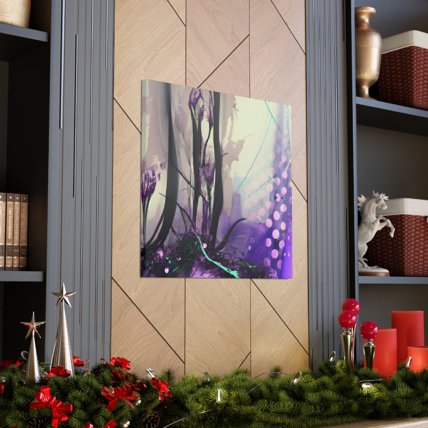 Zenith Serenity Journey. - Digital Art Canvas