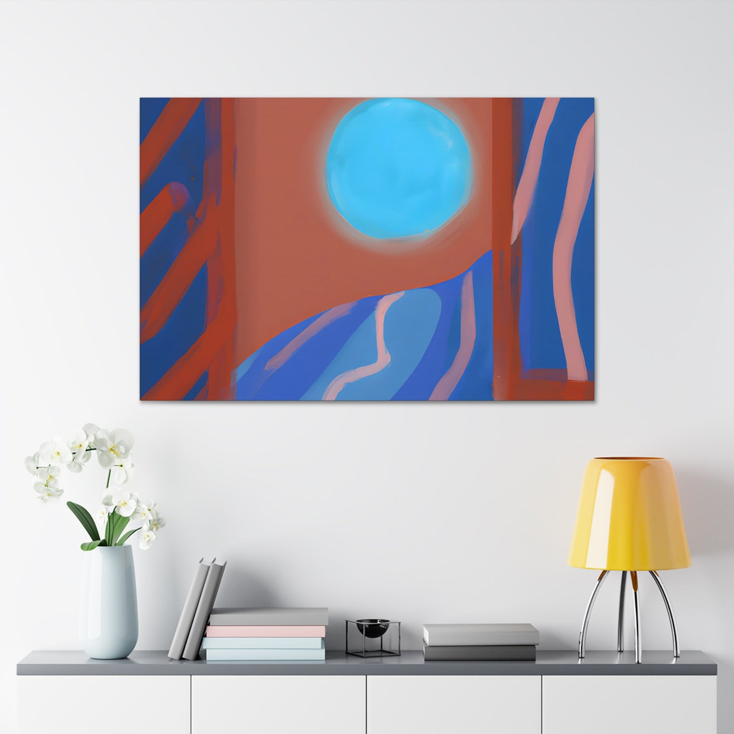 Tranquil Mystic Odyssey - Digital Art Canvas