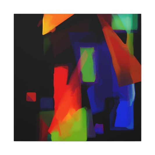 Starlit Skyway - Digital Art Canvas