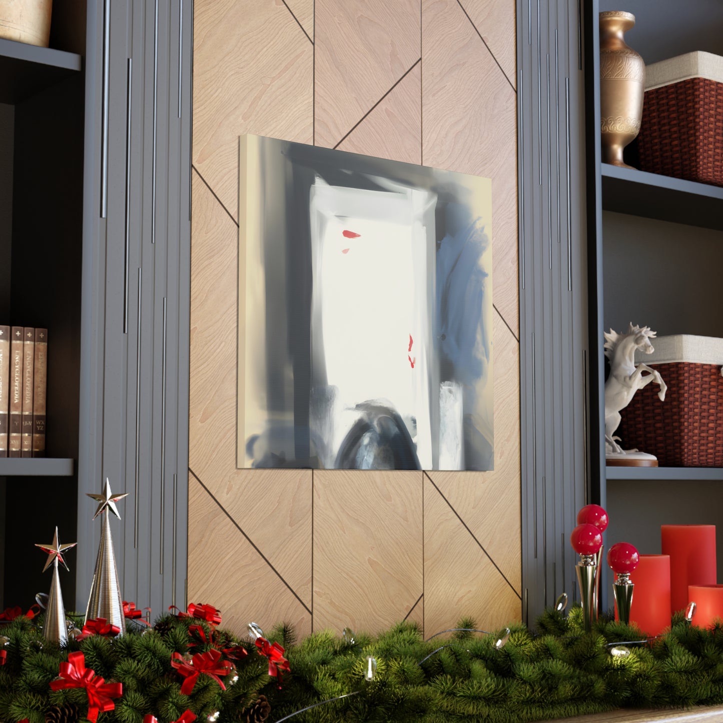 Mystical Serenity Journey - Digital Art Canvas