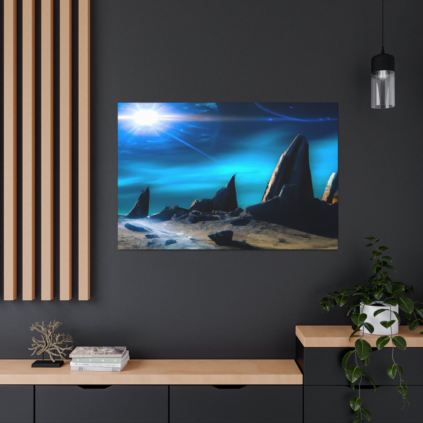 Galaxian Starbeast - Digital Art Canvas