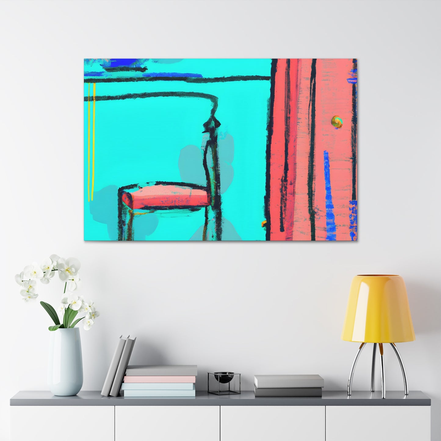 Mystic Tranquility - Digital Art Canvas