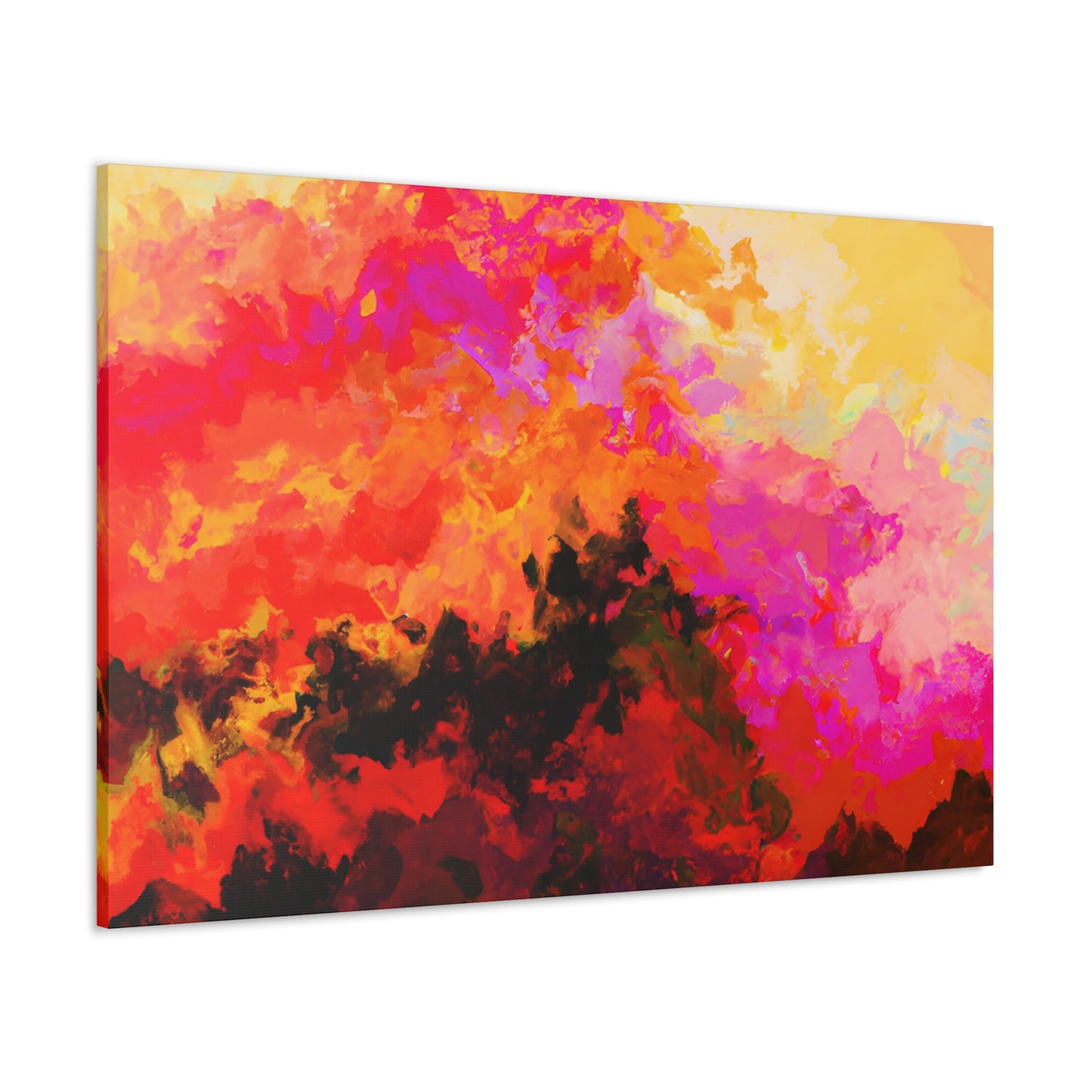 Felix the Fantastic Abstractor - Digital Art Canvas