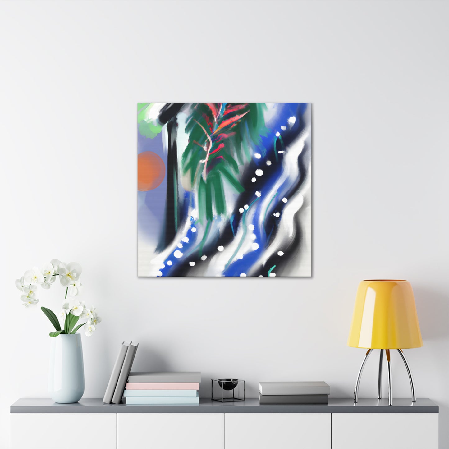 Mystical Serenity Bliss. - Digital Art Canvas