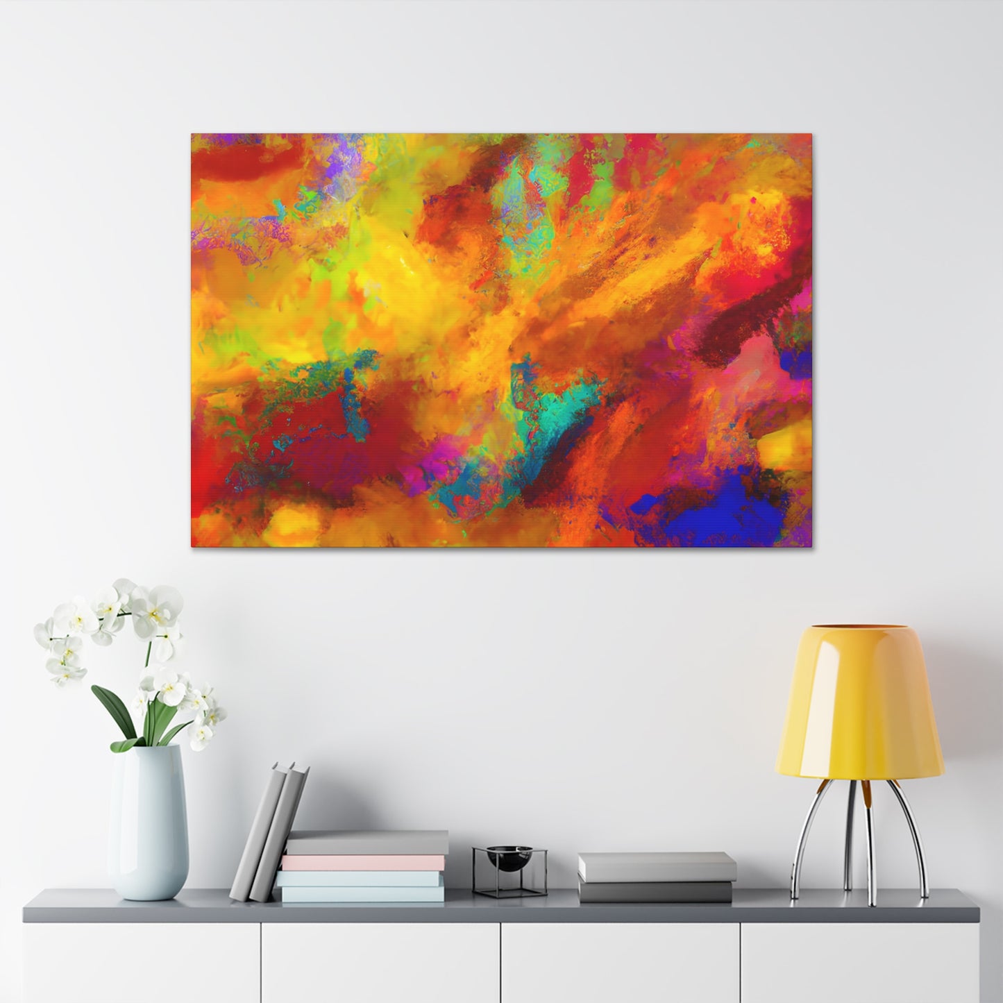Noora the Abstractor - Digital Art Canvas