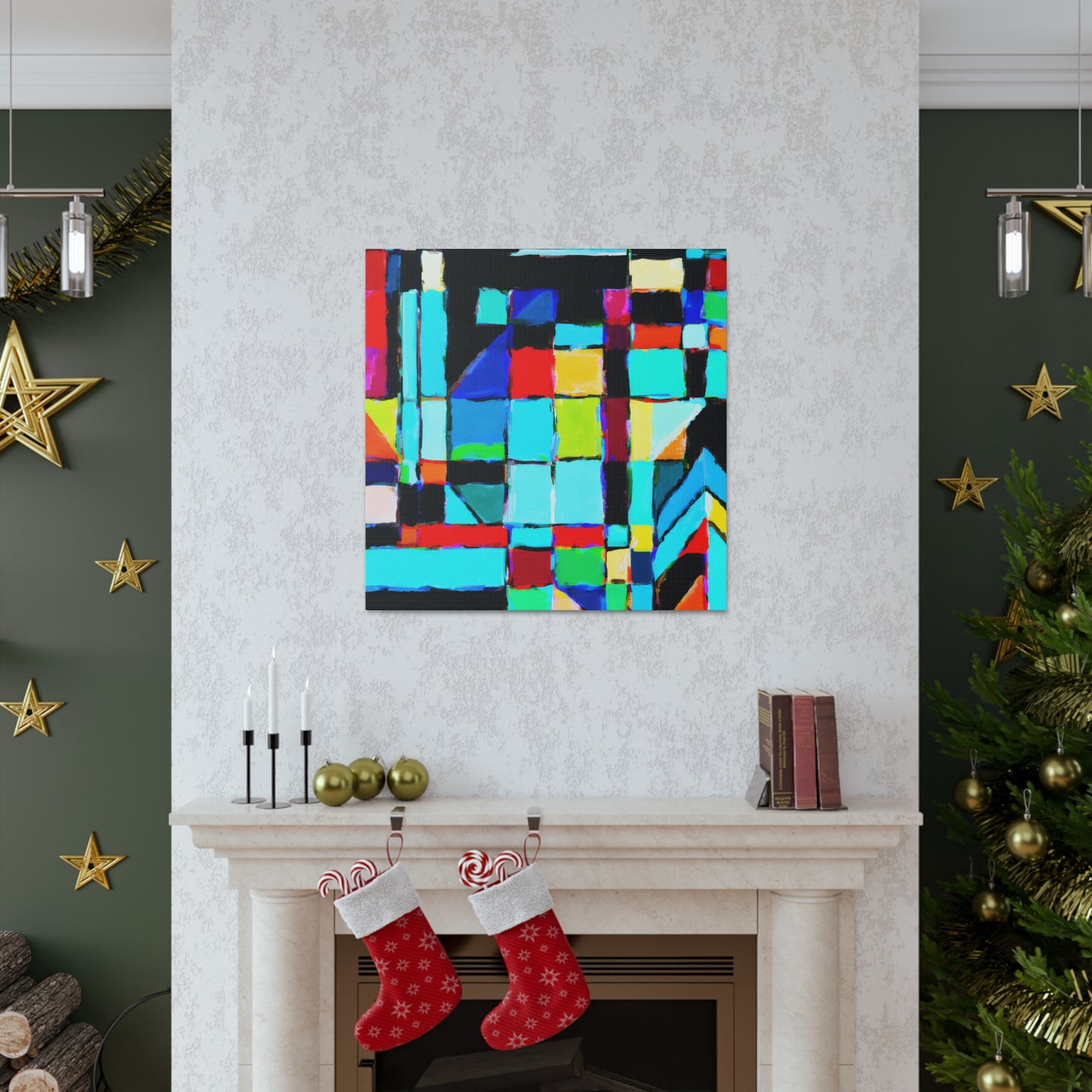 Starry Mirror. - Digital Art Canvas